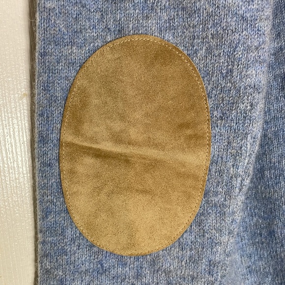 Prada Men's Wool Quarter Zip Sweater Turtleneck Winter Blue Pullover Size 52 - Picture 5 of 13